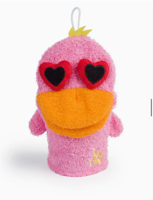 Gant de toilette canard