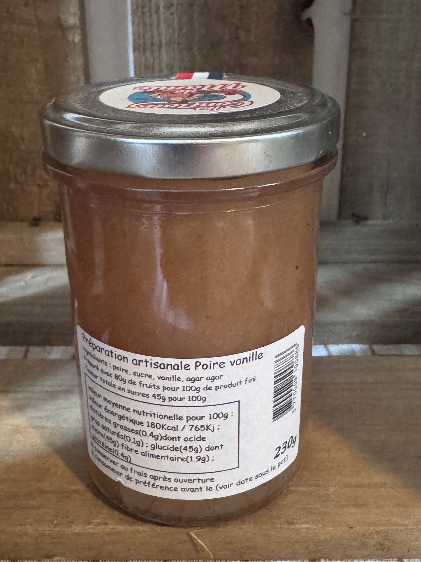 Confiture de Poire Vanille