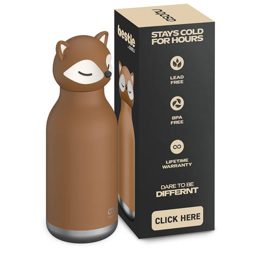 Gourde Bestie - Renard 460 ml Asobu