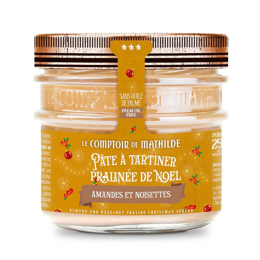 Pâte A Tartiner Pralinée de Noël Amandes et Noisettes 250G