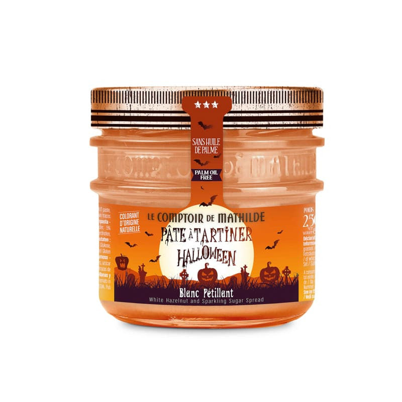 Pâte A Tartiner Blanc Noisette Pétillant Halloween 250G