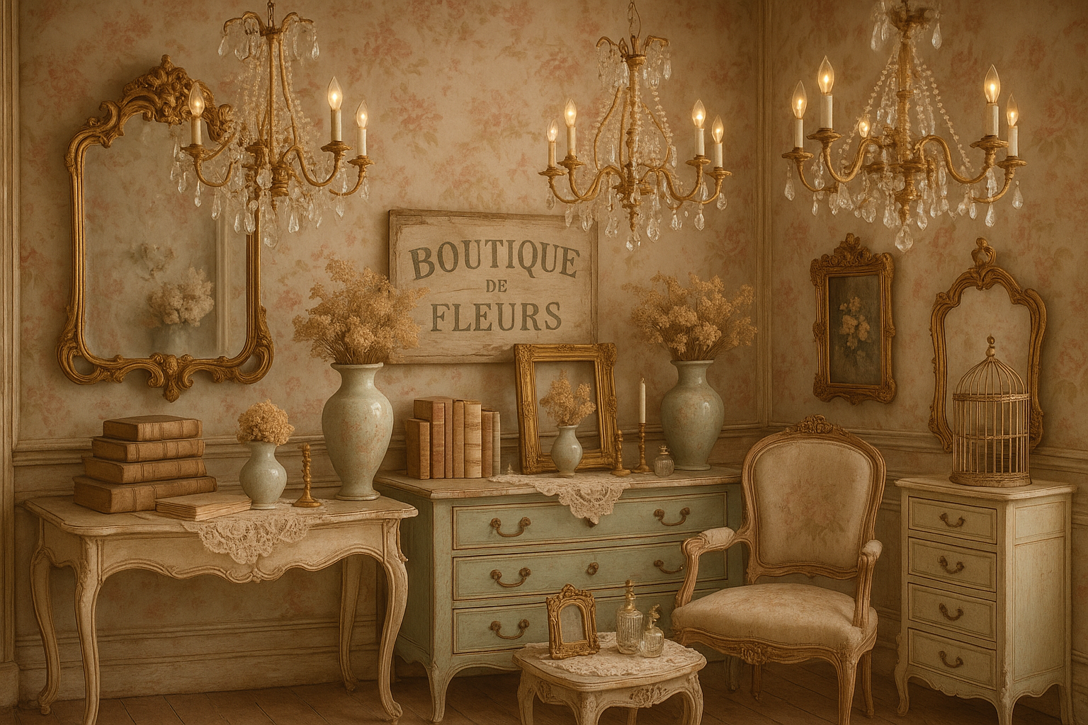 boutique vintage décoration