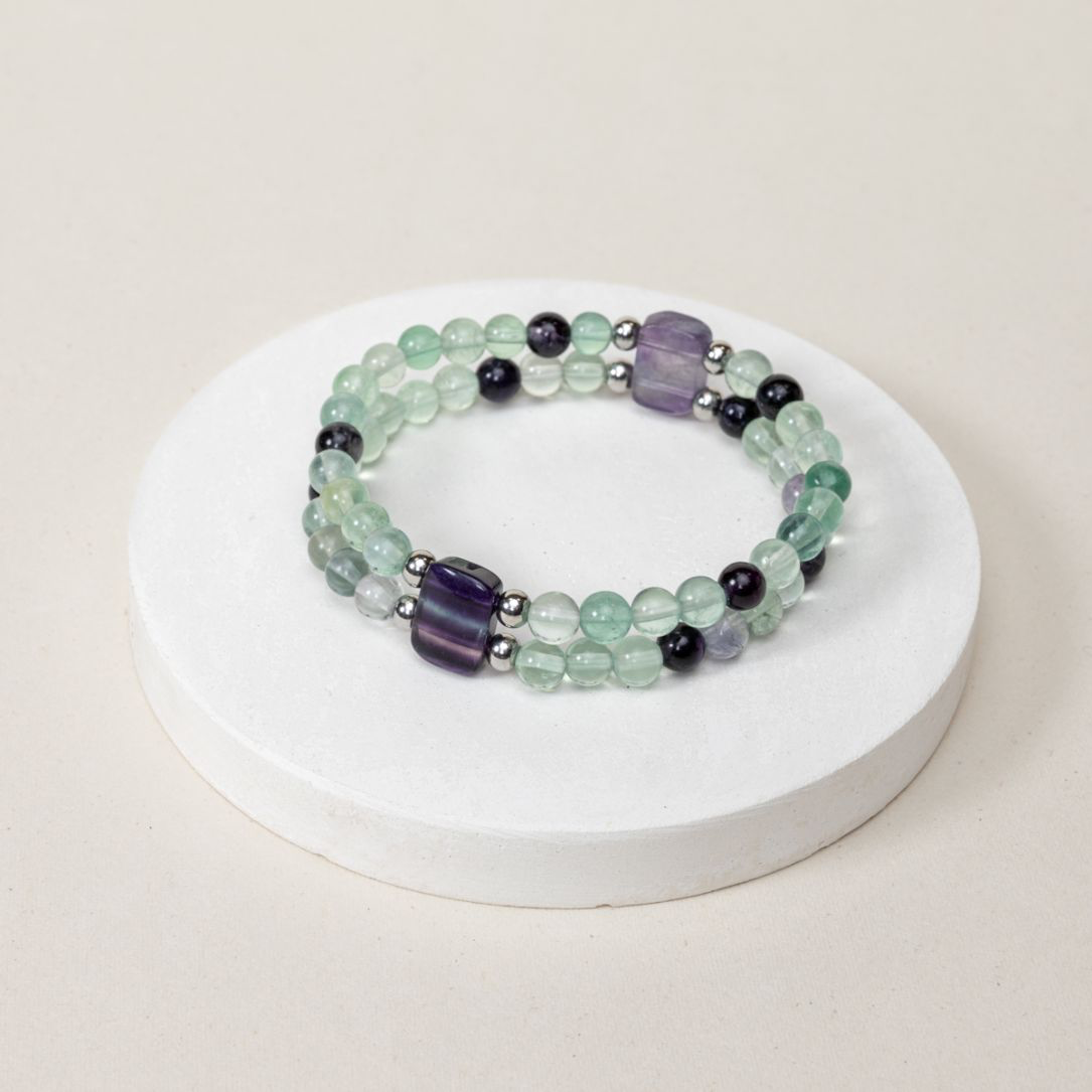 Bracelet Fluodigo - Fluorite taille M