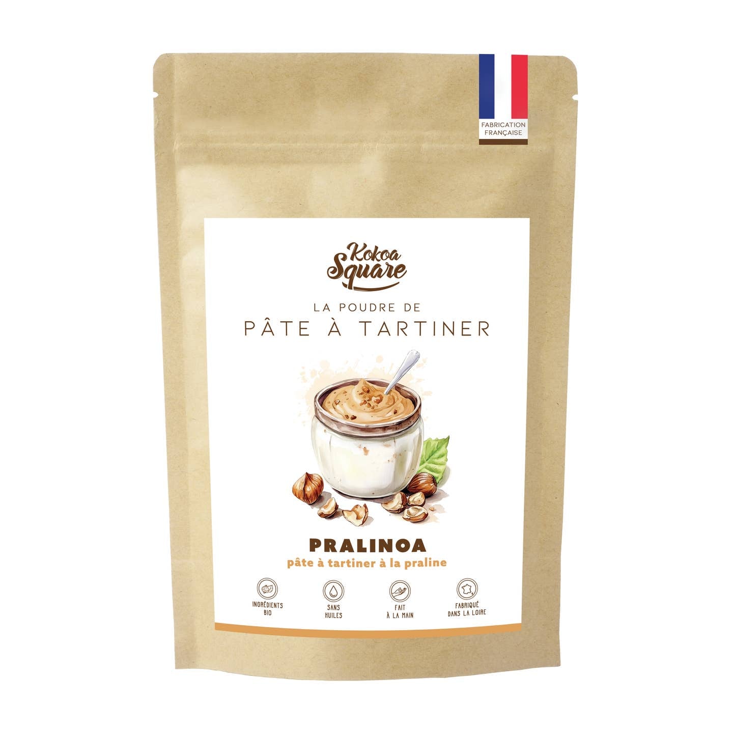 Poudre de pâte à tartiner à la praline