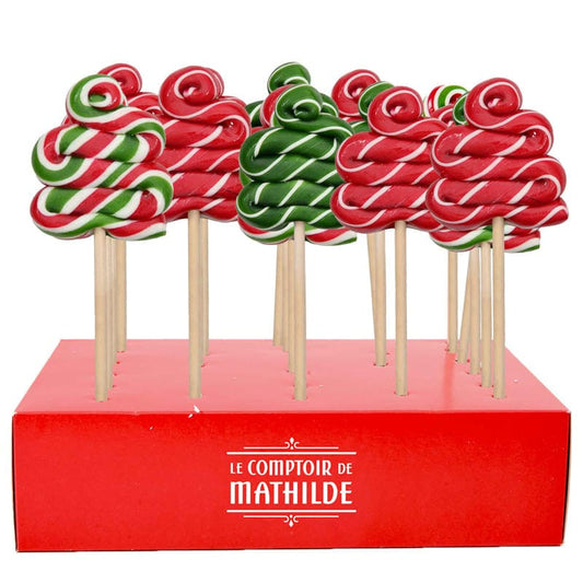 Sucettes Sapins De Noël En Assortiment Saveur Tutti Frutti 55G