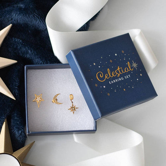 Ensemble de boucles d'oreilles célestes
