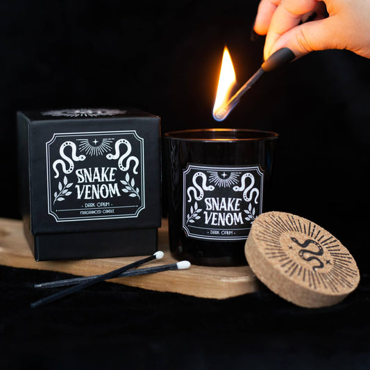 Bougie gothique Snake Venom Dark Opium