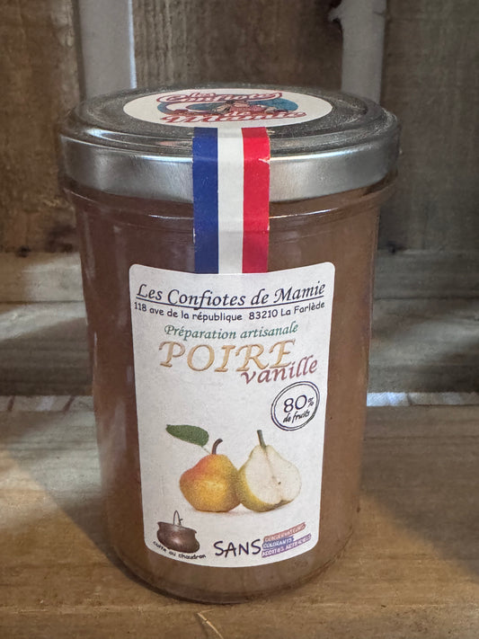 Confiture de Poire Vanille