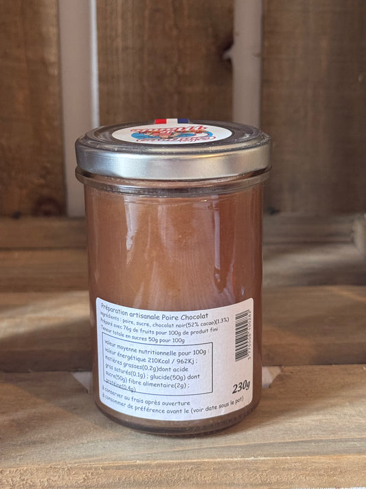 Confiture Poire chocolat