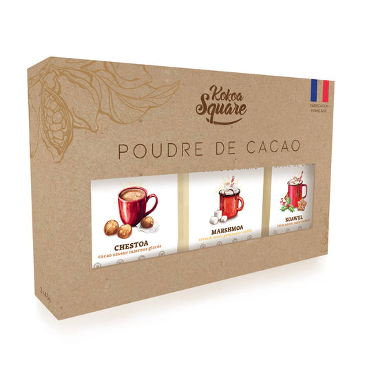 Coffret poudre de cacao - Le bon chocolat chaud