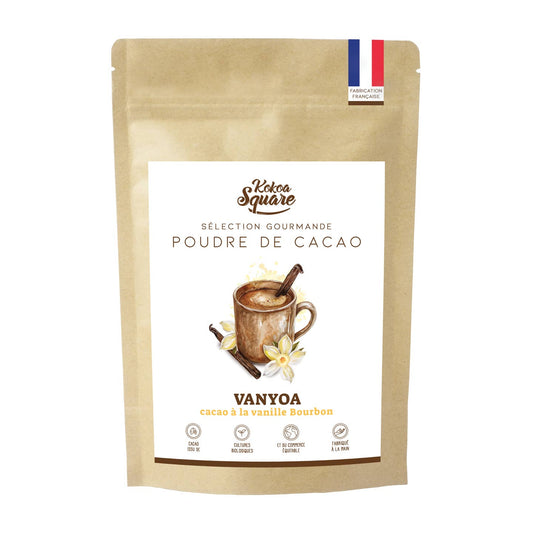 Vanyoa - Poudre de cacao pour chocolat chaud à la vanille