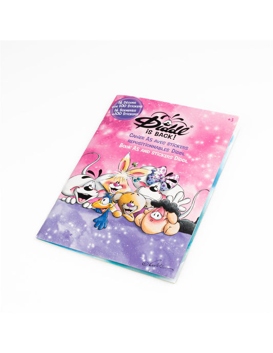 Cahier avec stickers repositionnables DIDLL