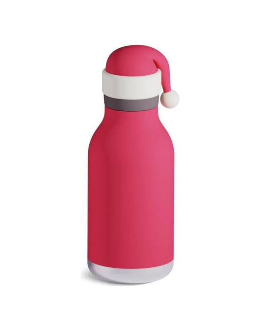 Asobu® Bouteille d'eau pour enfants BESTIE avec paille 460ml - SANTA Edition limitée