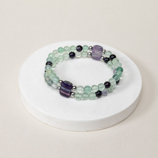 Bracelet Fluodigo - Fluorite taille M