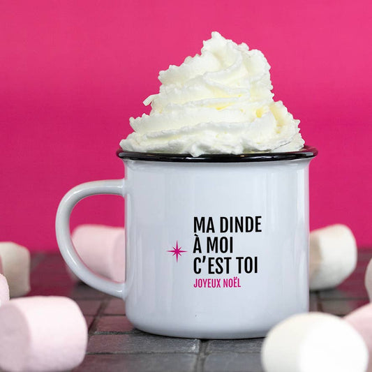 Tasse message " Noël" Dinde !